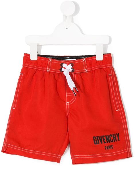 givenchy swim trunks red|Swimwear .